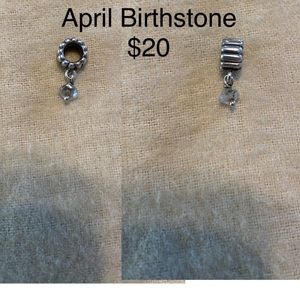Pandora April Birthstone Charm